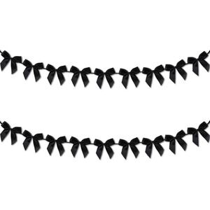 Black Bow Garland Banner Party Decorations Wedding Birthday Event Decor